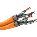 Câble Réseau Duplex S/FTP CAT 7A Goobay - 100m - Orange