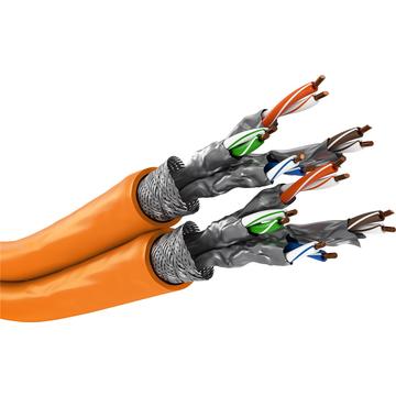Câble Réseau Duplex S/FTP CAT 7A Goobay - 500m - Orange