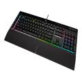 Clavier CORSAIR Gaming K55 RGB PRO XT Bouton-poussoir en caoutchouc RVB/16,8 millions de couleurs Câblage USA International
