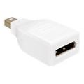 Delock Adaptateur Mini DisplayPort mâle -> Mini DisplayPort femelle - Blanc