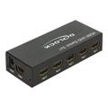 Commutateur DeLock HDMI UHD 5x1 - 50Hz/60Hz - Negro