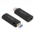 Delock Clé de capture vidéo HDMI USB Type-A