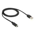 Câble USB 2.0 / Type-C Delock - 1m - Noir