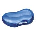 Support de repose-poignet Gel Crystal Flex de Fellowes - Bleu