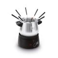 FRITEL Pot de Fondue de Famille - 1.5l - Gris / Noir