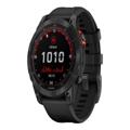 Garmin fenix 7 Montre Sport Solaire - 47 mm - Noir / Gris