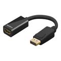 Adaptateur Goobay DisplayPort vers HDMI avec audio noir