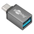goobay USB 3.0 Adaptateur USB-C - Gris