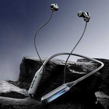 Écouteurs sans fil i58 Bluetooth 5.4 avec tour de cou - Noir