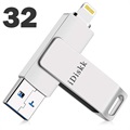 Clé USB iDiskk OTG - USB Type-A/Lightning - 32Go