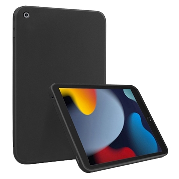 Coque iPad 10.2 2019/2020/2021 en Silicone Liquide - Noire