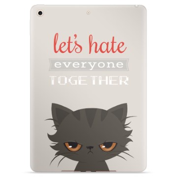 Coque iPad 10.2 2019/2020/2021 en TPU - Chat en Colère