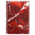 Coque iPad 10.2 2019/2020 en TPU - Marbre Rouge