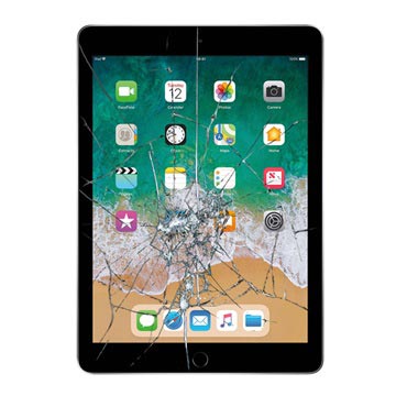 Réparation vitre d\'écran et écran tactile iPad 9.7 (2018) - Noir