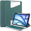 Étui intelligent pivotant à 360° iPad Air 13 2024/2025 avec clavier Bluetooth
