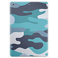 Coque iPad Air 2 en TPU - Camouflage Bleu