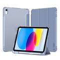 Étui folio à trois volets iPad 2022/2025 Tech-Protect SmartCase Pen Hybrid - Bleu cristal