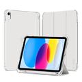 Étui folio à trois volets iPad 2022/2025 Tech-Protect SmartCase Pen Hybrid - Cristal Argent