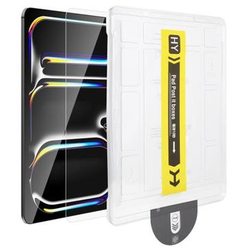 Protection d\'écran en verre trempé HD iPad Pro 11 2024/2025 avec outil de dépoussiérage automatique - 9H