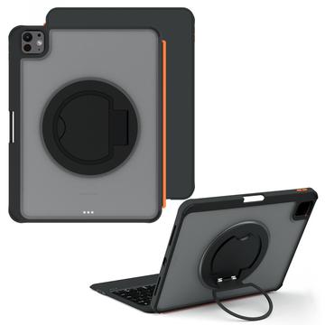 Étui clavier magnétique rétroéclairé iPad Pro 11 2024/2025 TU3607P avec support pivotant à 360° - Noir