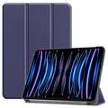 Étui à Rabat Smart iPad Pro 11 (2024) - Série Tri-Fold - Bleu
