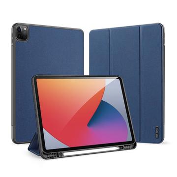 Étui à Rabat iPad Pro 12.9 2020/2021/2022 Smart Tri-Fold Dux Ducis Domo - Bleu