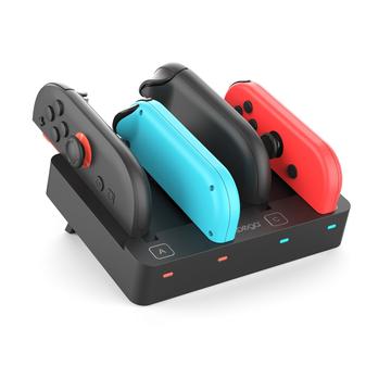 iPega PG-SW2081 Station de charge 8-en-1 pour Nintendo Switch 1/2 manettes Joy-Con