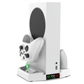 iPega XBS011 Xbox Series S Charging Station with Cooler - White