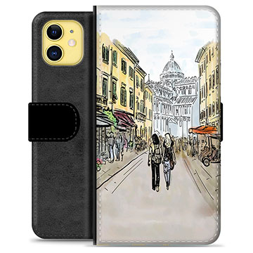 Étui Portefeuille Premium iPhone 11 - Rue d\'Italie
