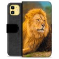 Étui Portefeuille Premium iPhone 11 - Lion