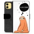 Étui Portefeuille Premium iPhone 11 - Slow Down