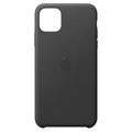 iPhone 11 Pro Max Apple Leather Case MX0E2ZM/A - Black