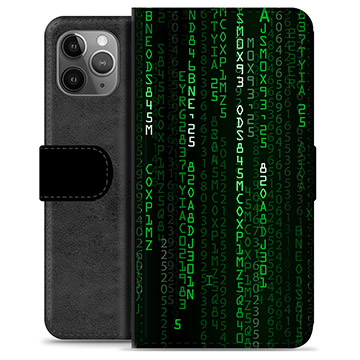 Étui Portefeuille Premium iPhone 11 Pro Max - Crypté