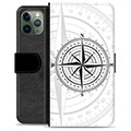Étui Portefeuille Premium iPhone 11 Pro - Boussole