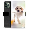 Étui Portefeuille Premium iPhone 11 Pro - Chien