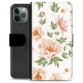 Étui Portefeuille Premium iPhone 11 Pro - Motif Floral