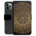 Étui Portefeuille Premium iPhone 11 Pro - Mandala