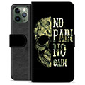 Étui Portefeuille Premium iPhone 11 Pro - No Pain, No Gain