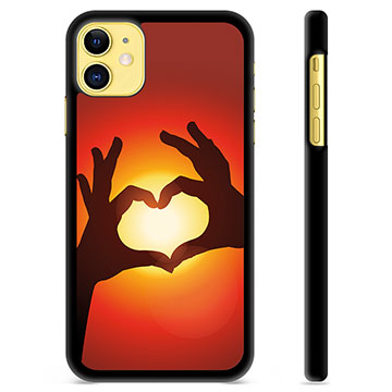 Coque de Protection iPhone 11 - Silhouette de Coeur