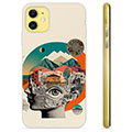 Coque iPhone 11 en TPU - Collage Abstrait