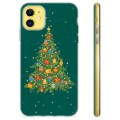 Coque iPhone 11 en TPU - Sapin de Noël