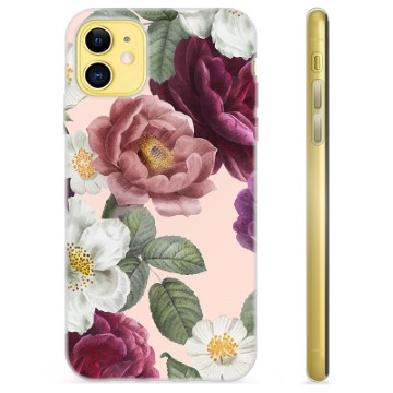 Coque iPhone 11 en TPU - Fleurs Romantiques