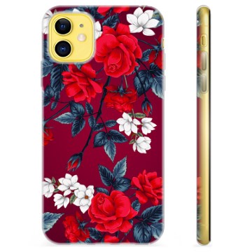 Coque iPhone 11 en TPU - Fleurs Vintage