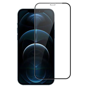 Protection d\'écran en verre trempé 2.5D pour iPhone 12/12 Pro Lippa Full Cover - 9H - Black Edge