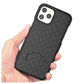 Coque Hybride iPhone 12 mini avec Clip Ceinture - Noire