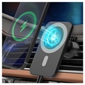 Chargeur Sans Fil Magnétique / Support Voiture pour Grille d\'Aération iPhone 12 SZDJ N16 - 15W