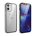 Coque Magnétique iPhone 12 Mini avec Verre Trempé - Argenté