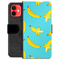 Étui Portefeuille Premium iPhone 12 mini - Bananes