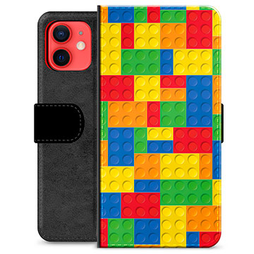 Étui Portefeuille Premium iPhone 12 mini - Blocs