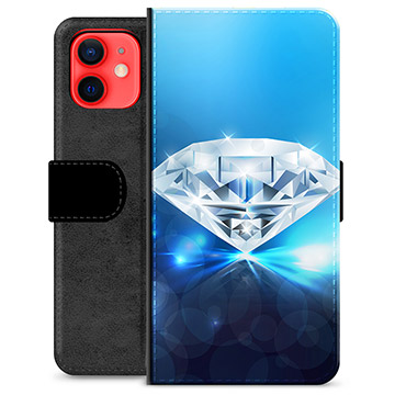 Étui Portefeuille Premium iPhone 12 mini - Diamant